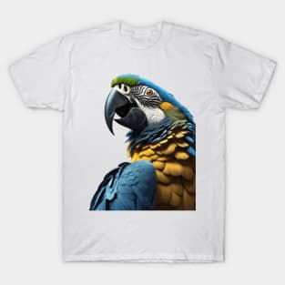 Blue Macaws Vividly Colored Tropical Birds T-Shirt